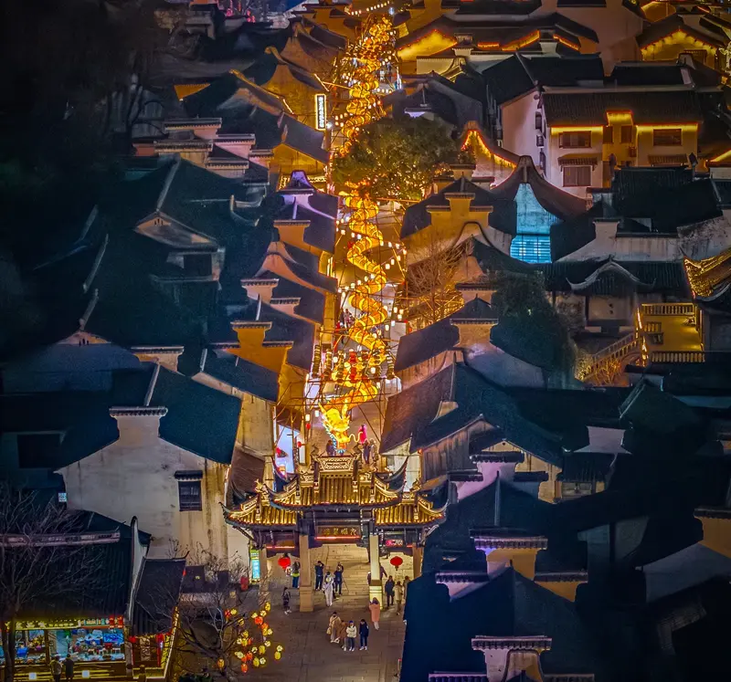 惠山古镇古色古香的建筑