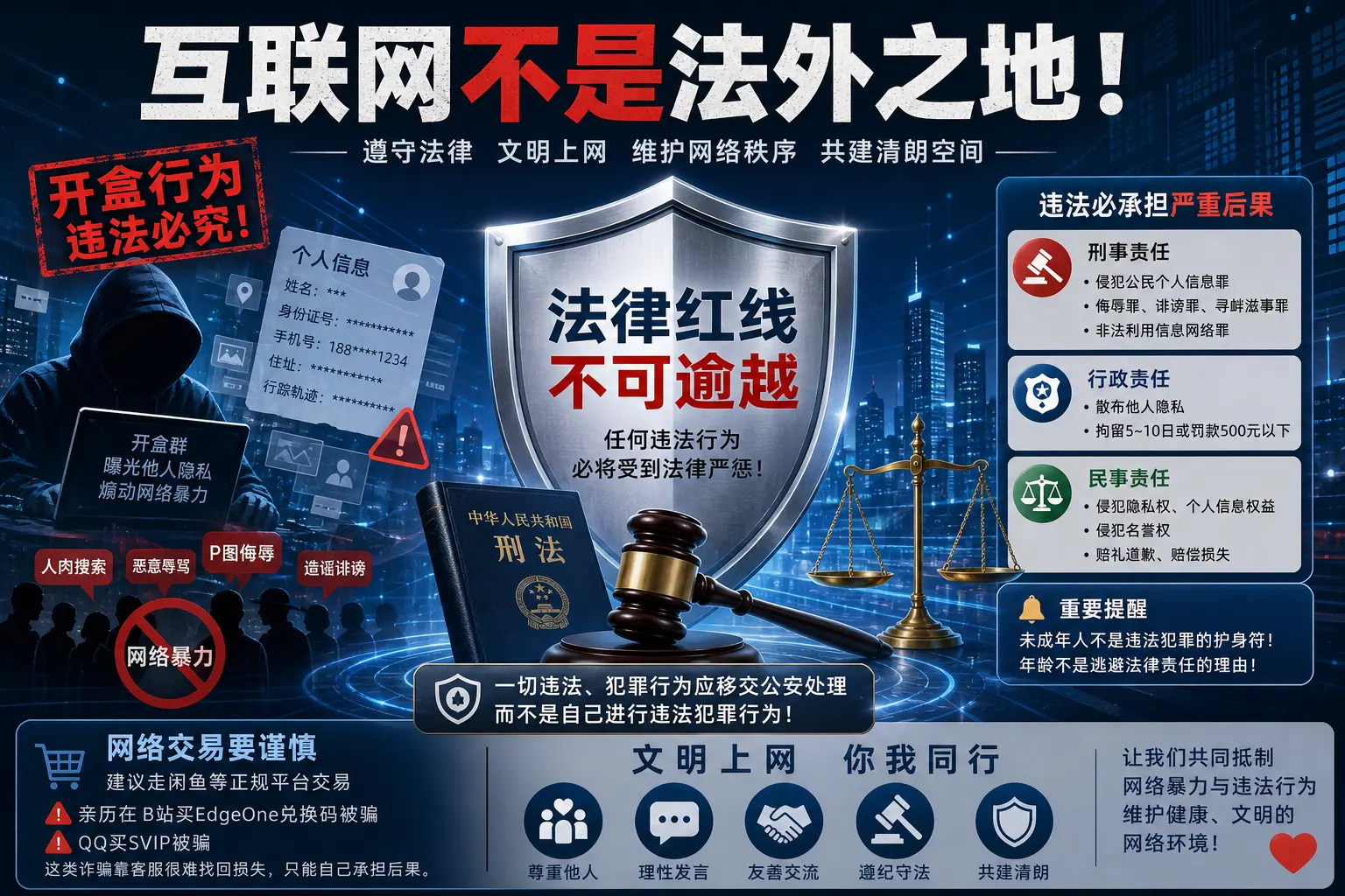 互联网不是法外之地！